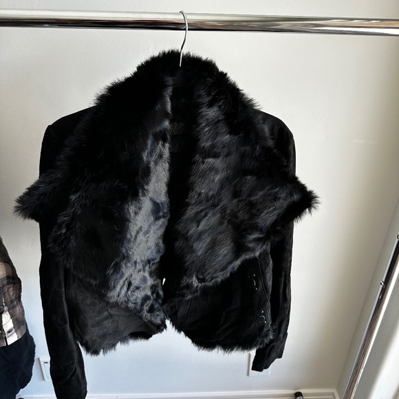 Jaded by knight fur & suede jacket - Picture 1 of 6